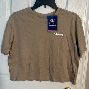 Champion cropped workout tee